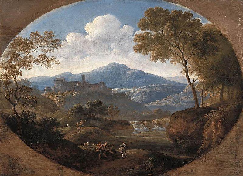Johann Georg von Dillis Grottaferrata near Rome oil painting image